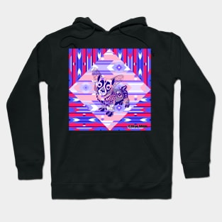 the one and only corgi dog in royal pattern Hoodie